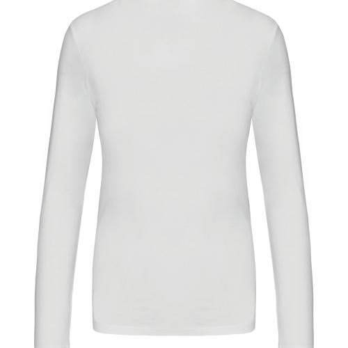 Ladies' long-sleeved crew neck T-shirt