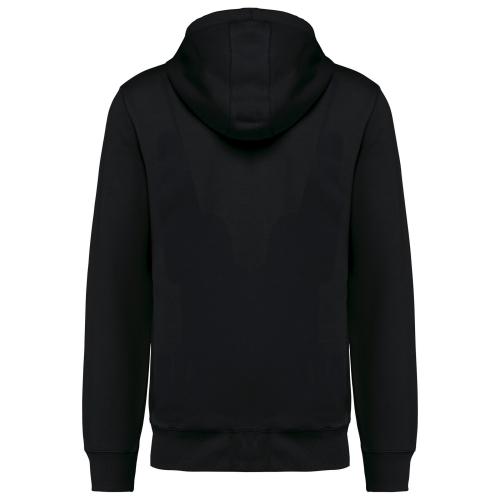 Unisex eco-friendly French Terry zipped hooded sweatshirt