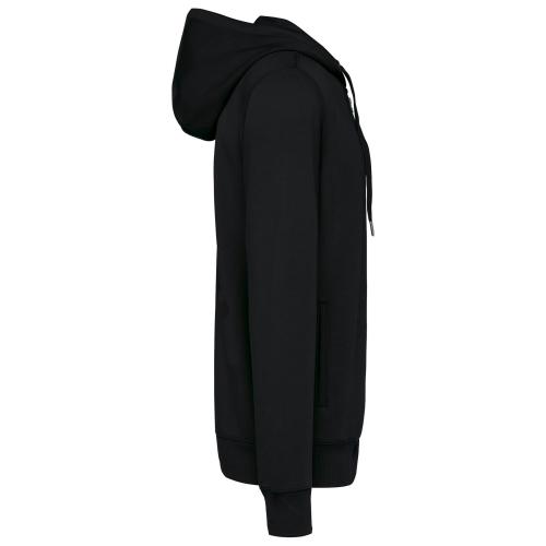 Unisex eco-friendly French Terry zipped hooded sweatshirt