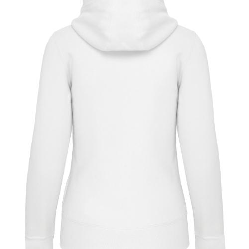 Sweat-shirt zippé capuche femme