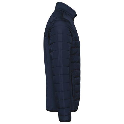 Men's bi-material padded jacket