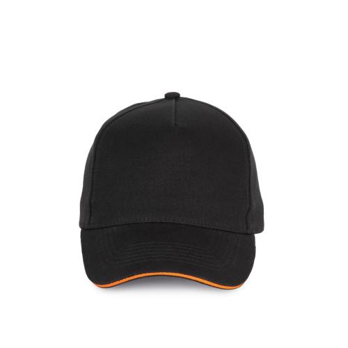 5 panels cotton sandwich cap
