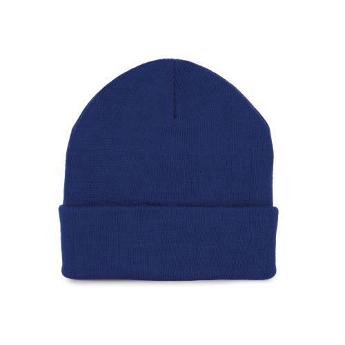 Bonnet recyclé avec revers tricoté