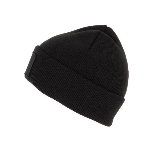 Beanie with patch