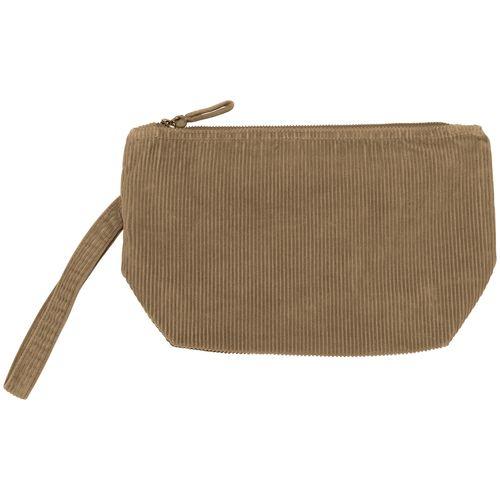 Eco-friendly corduroy pouch
