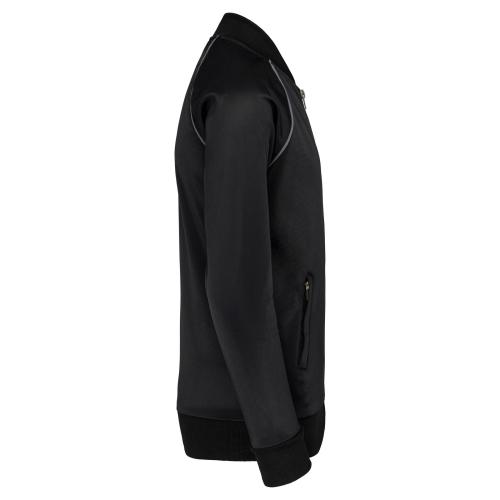 Kids zipped tracksuit top with piping 
