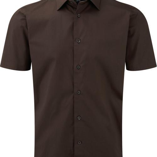Men's Short-Sleeved Fitted Shirt