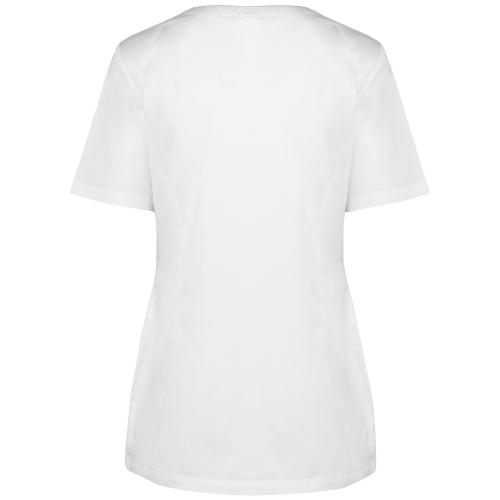 Ladies’ polycotton smock with press studs