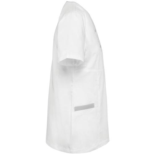 Ladies’ polycotton smock with press studs