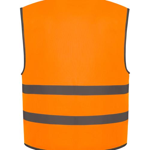 Gilet with Reflective Hem & Strips