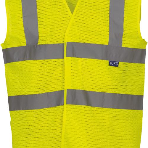 Hi-Vis Recycled Open Mesh Waistcoat