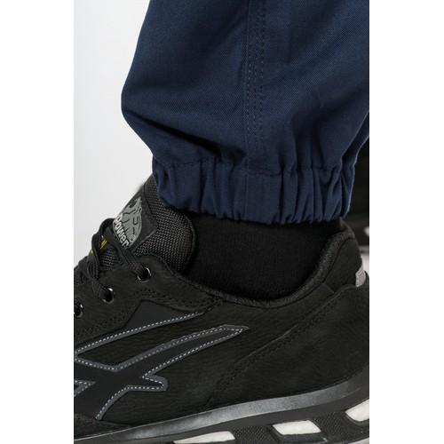 Pantalon cargo unisexe avec bas élastiqué et bande réfléchissante