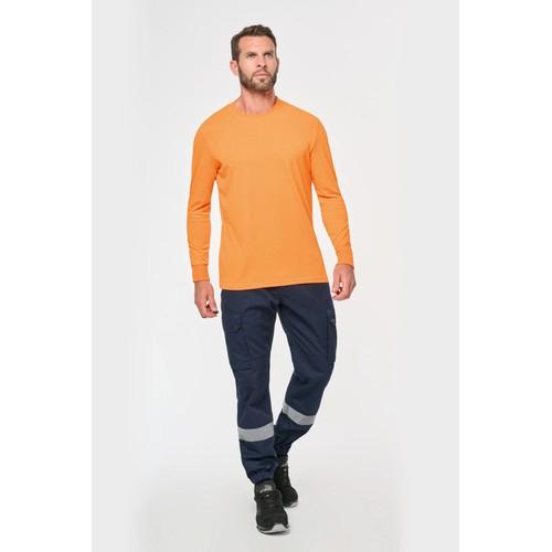 Pantalon cargo unisexe avec bas élastiqué et bande réfléchissante