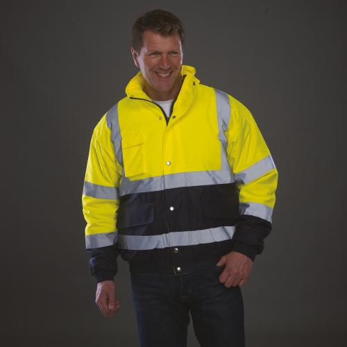 Hi-Vis Two Tone Bomber Jacket