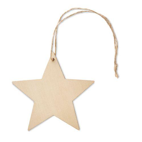Wooden star shaped hanger ESTY