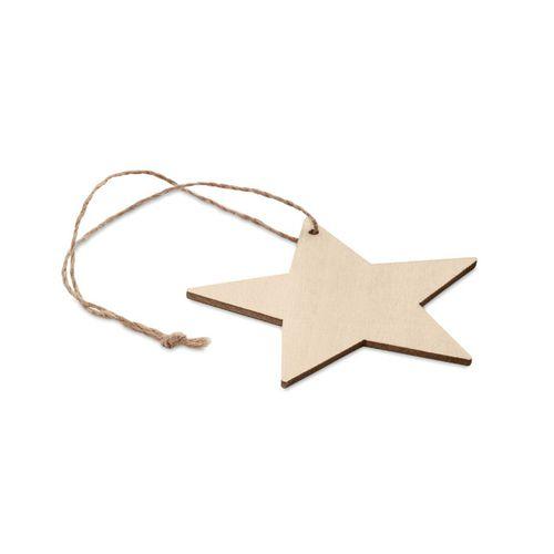 Wooden star shaped hanger ESTY