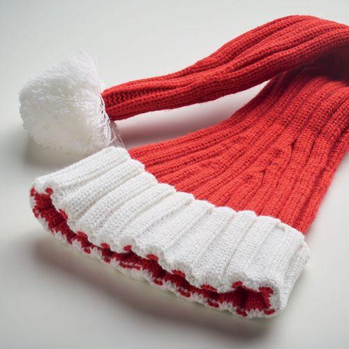 Long bonnet de Noël en tricot ORION