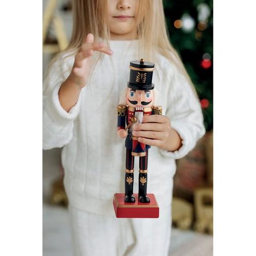 Nutcracker character in wood JOLLY CRUNCH