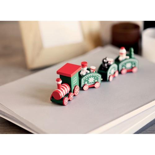 JUNA Train de Noël en bois