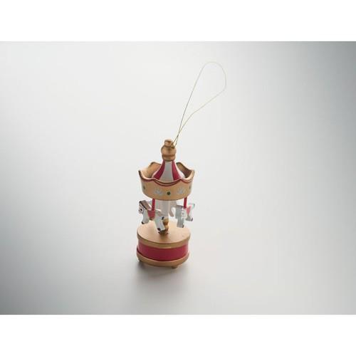WHIRL Wooden carousel ornament