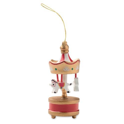 WHIRL Wooden carousel ornament