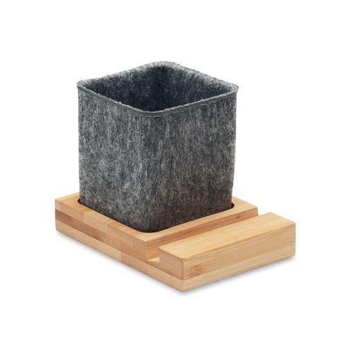 RPET felt pen pot phone stand OROSTAN