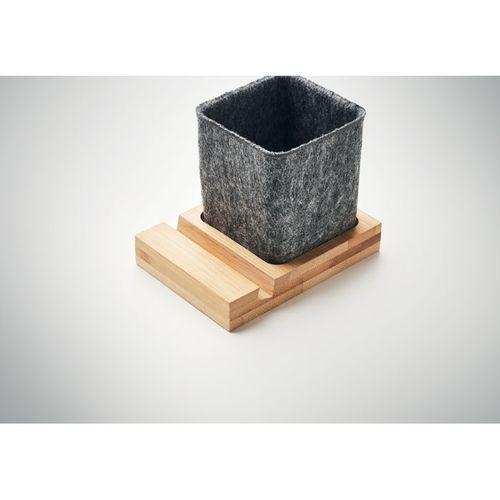 RPET felt pen pot phone stand OROSTAN