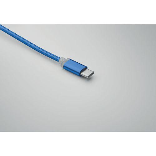 4 in 1 charging cable type C BLUE