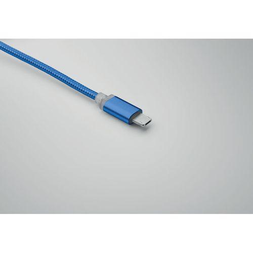 4 in 1 charging cable type C BLUE