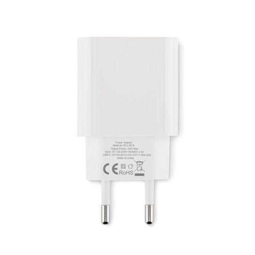 20W 2 port USB charger EU plug PLUGME