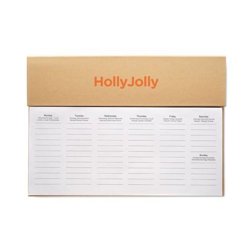 Weekly desktop planner MEMWEEK