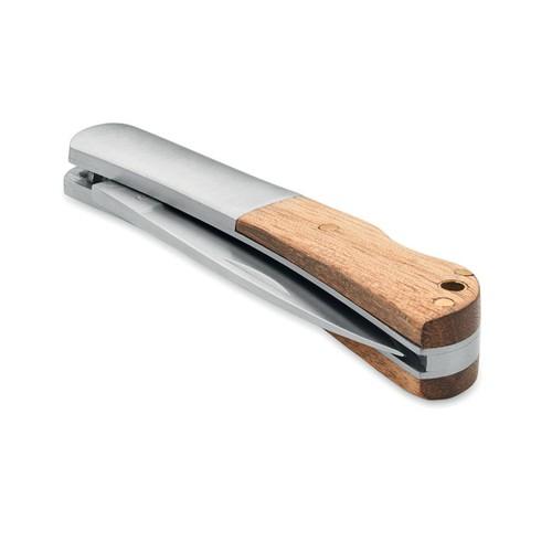 Foldable knife in acacia wood SKARP