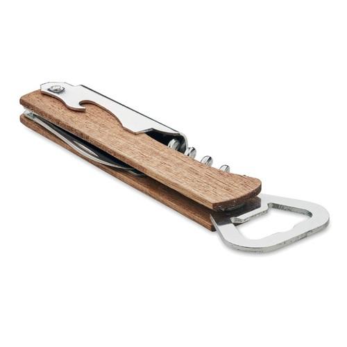 3 in 1 bamboo bottle opener WOOL