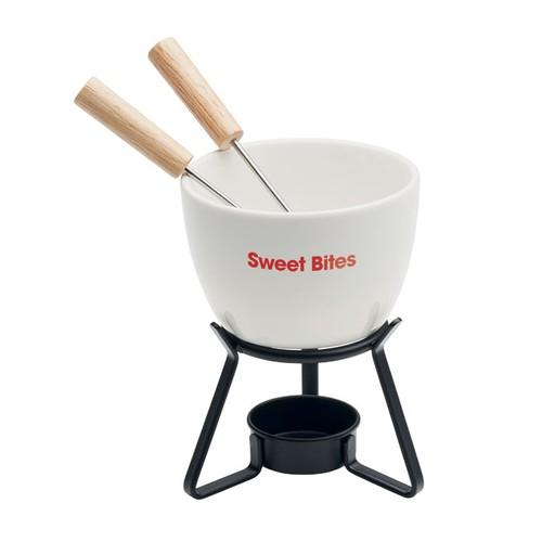 Ceramic fondue set 240 ml KASE