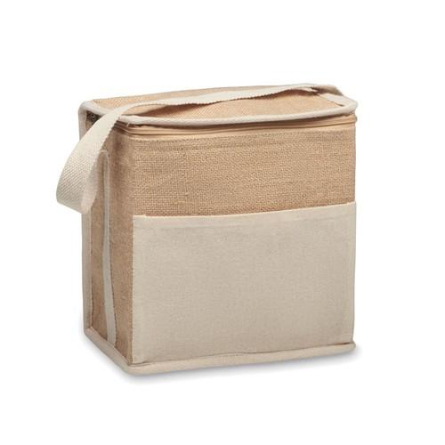 Jute and canvas cooler bag 3L LONA