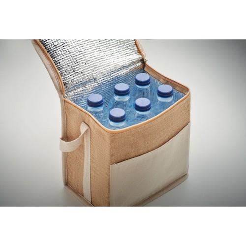 Jute and canvas cooler bag 3L LONA