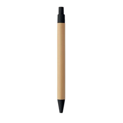 ITEA COLOUR Push button ball pen in bamboo