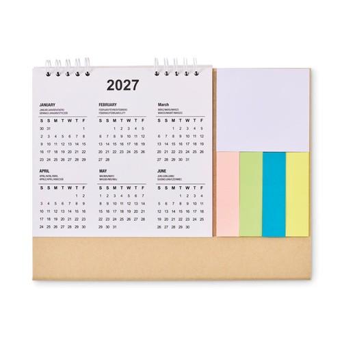 CALENDOO Desk calendar with memo pad