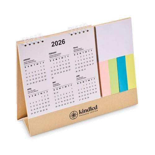 CALENDOO Desk calendar with memo pad