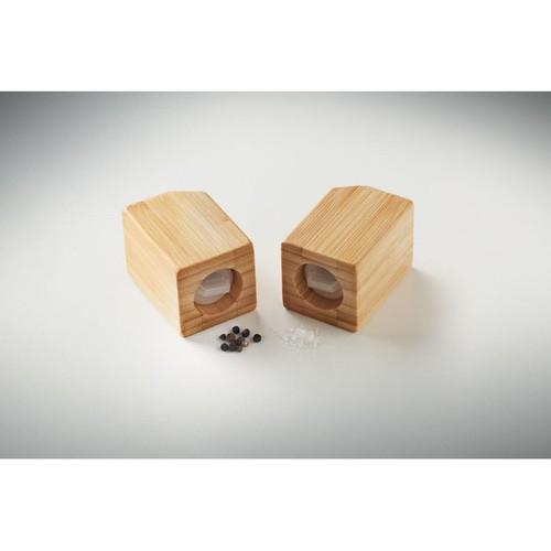 BOTH Bamboo salt & pepper set