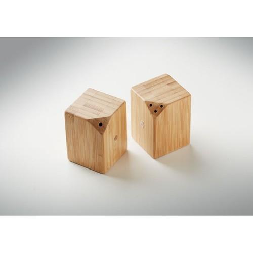 BOTH Bamboo salt & pepper set