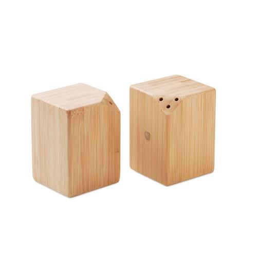 BOTH Bamboo salt & pepper set