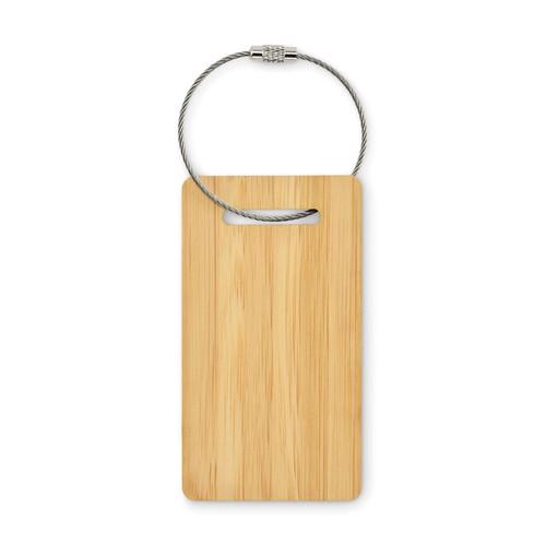 MIO Bamboo luggage tag