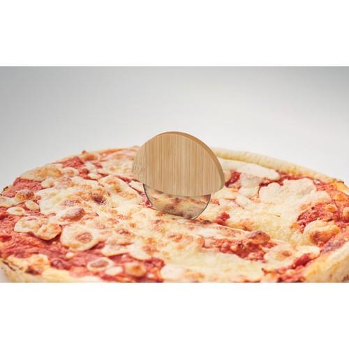 NAPOL Round bamboo pizza cutter