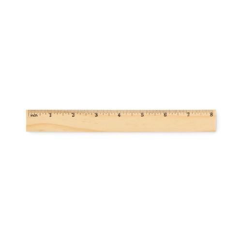 RULER20 Wooden ruler 20cm