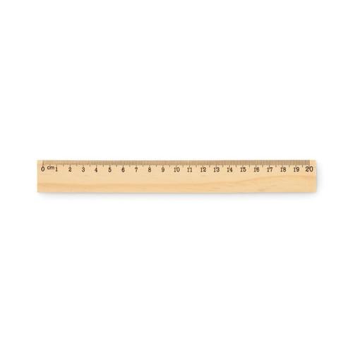RULER20 Wooden ruler 20cm