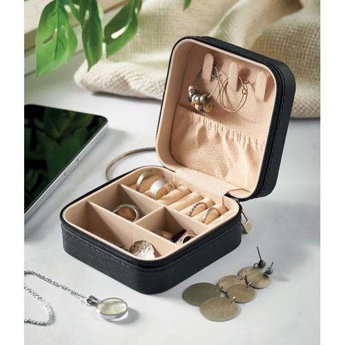 JULBOX Boîte à bijoux de voyage en PU