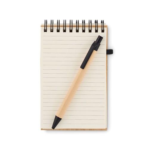 SONORABAM A6 bamboo notepad with pen