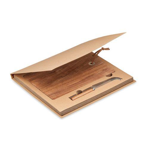 Acacia wood cheese board set OSTUR LARGE