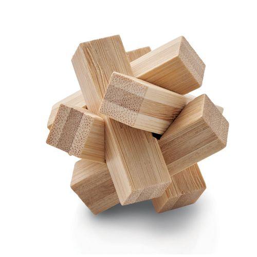 Bamboo brain teaser star shape CUBENATS